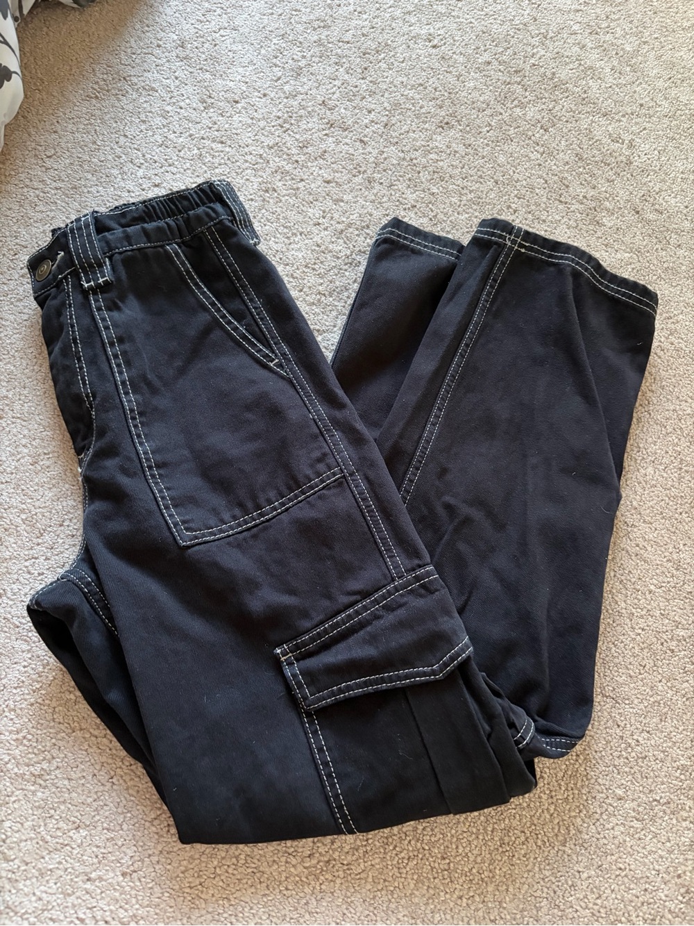 💛 BDG - Black Cargo Pants - Skate - Size 26